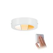 Panneau LED Carpo 170mm rond 10,2W Bl. dépoli avec var. d’intensité 3000-2300K