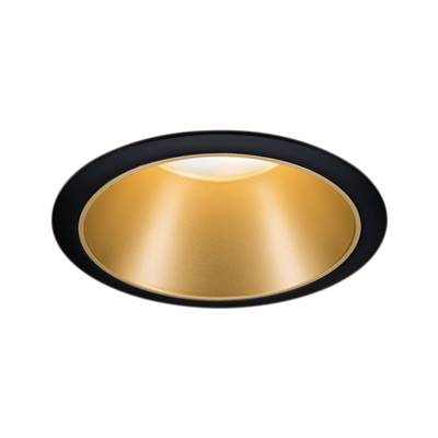 Encastré PAULMANN Cole rond fixe max. 1x10W GU10 230V Noir mat/doré Alu - 93395