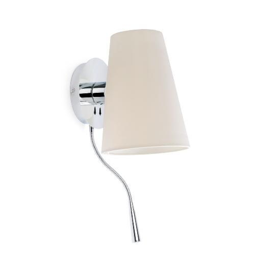 Liseuse led & applique E27 FARO Lupe Chrome