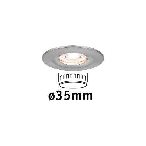 Mini Spot LED encastrable 230V IP44 4W Nova Mini Coin Paulmann 94300