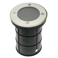 Spot Exterieur Encastrable IP67 230V GU10 inox 304 double presse-étoupe