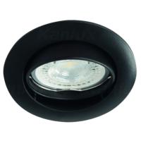 50 X Spots Led GU10 Encastrable Noir Led 6.5W rendu 50W 120° Blanc Chaud