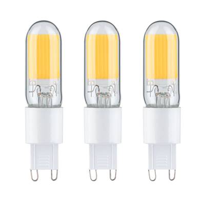 Ampoule LED PAULMANN x3 bi-pin G9 250lm 2,2W 2700K verre 230V - 28810