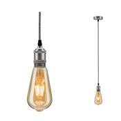 Suspension PAULMANN Neordic Eldar max. 1x60W E27 Gris/Nickel brossé 230 V Métal