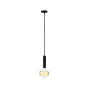 Suspension PAULMANN Neordic Kine max. 1x60W E27 Noir 230V métal - 79757