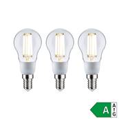 Filament 230 V Sphérique LED Pack de 3  100mm 3x525lm 3x2,5W 3000K  Clair