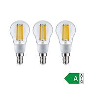 Filament 230 V Sphérique LED Pack de 3  100mm 3x525lm 3x2,5W 3000K  Clair