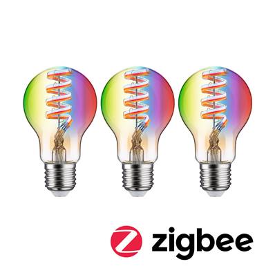 Filament 230 V Ampoule LED Smart Home Zigbee  3x470lm 3x6,3W RGBW+ gradable Doré