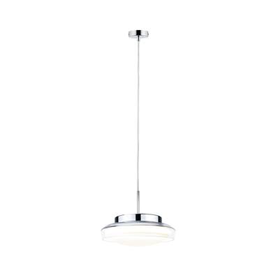 Luminaire en suspension LED Luena IP44  11,5W Verre, Chrome