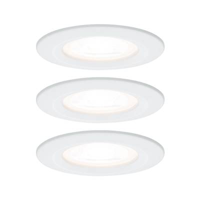 Kit encastré PAULMANN Nova rd fixe LED IP44 3 nivgrad 3x6,5W 230V GU10 51mm Blan