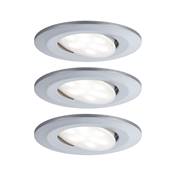 3 x Spot encastrable salle de bain Calla rond orientable LED 3x680lm 4000K 230V