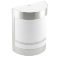 Applique murale inox extérieure diffuseur LED E27.