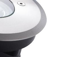 Spot Exterieur Encastrable + Led GU10 6.5W Blanc Neutre