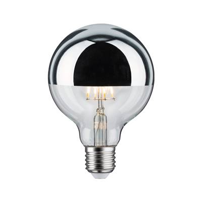 Ampoule LED PAULMANN G95 Calotte réflectrice 600lm E27 2700K 6,5W 230V Argent gr