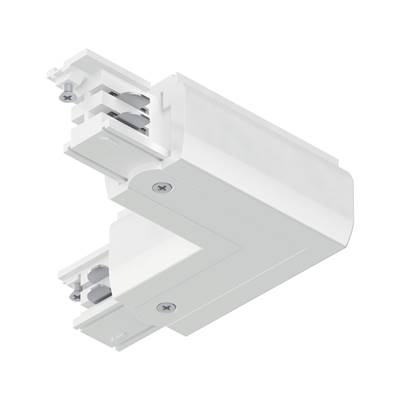 Connecteur en L PAULMANN ProRail3 Terre ext Blanc 230V métal 3 phases - 91373