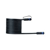 Cable Extérieur PAULMANN Plug & Shine IP68 5 m 1in-1out 2x1,5qmm Noir - 94276