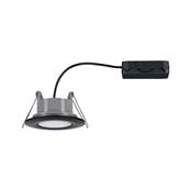 Spot encastrable salle de bain Calla  orientable IP65 6W 500lm 230V noir 4000K
