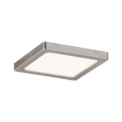 Panneau encastré LED Areo IP23 carré 5 W 3000 K Nickel mat