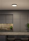 Plafonnier LED Amalie 3-Step-Dim    2700K 1000lm 230V 16W gradable Noir mat