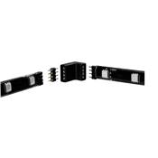 Lot de 4 connecteurs enfichables PAULMANN YourLED blanc noir - 70334