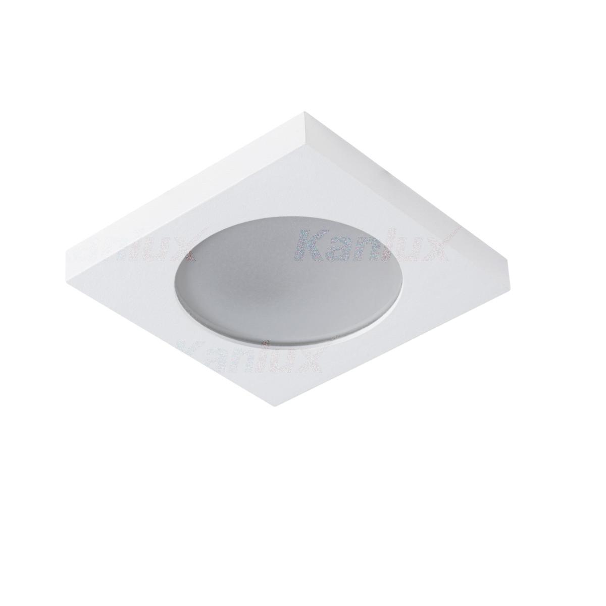 Spot Bain et Douche Etanche IP44 Blanc avec douille ceramique GU5.3