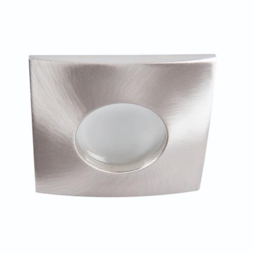 Spot étanche IP44 salle de bain Alu carré pour LED