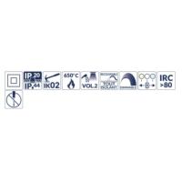 Spot LED extra-plat dimmable recouvrable isolant ARIC 5W 36° 220V Aspen 50749.