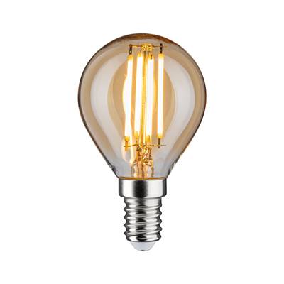 Ampoule LED PAULMANN shpérique 430lm E14 4,7W Doré gradable 2500K 230V - 28712