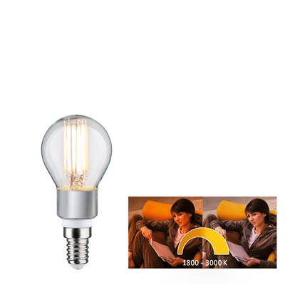Ampoule LED PAULMANN filament sphér 470lm E14 dim to warm 1800-3000K 230V - 2877