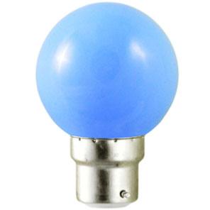 Ampoule led B22 1W rendu 10W Bleue.