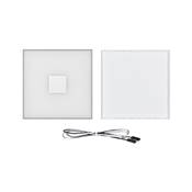 Extension PAULMANN Lumitiles carré 10x10cm 1x0,8W 2700K 12V Blanc Syn/Alu - 7840