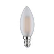 Filament 230 V Bougie LED 806lm 5,9W 2700K gradable Dépoli