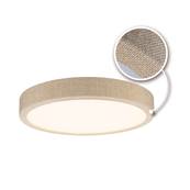 Panneau LED Cosara IP44 rond 300mm 3000K Beige