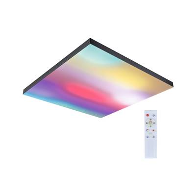 Panneau LED PAULMANN Velora Rainbow 595x595mm 31W dynamic RGBW noir 230V Métal -