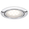 Kit 3 Spots Encastrables max.3 X 1W 230/12V Chrome Micro Line LED PAULMANN