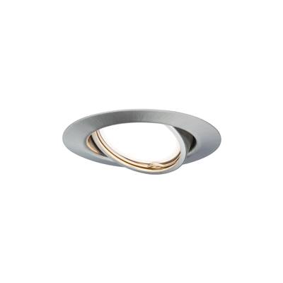 Encastrés PAULMANN Base rond orientable LED 3x5W 230V GU10 51mm acier brut/métal