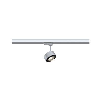 Spot PAULMANN ProRail3 Aldan 1x9W Argent/Noir 230V métal 3000K 3 phases dimmable