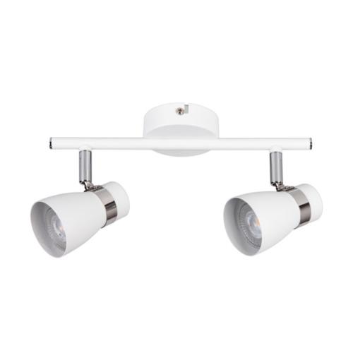 Applique/Plafonnier double spot design blanc KANLUX GU10 230V 28762