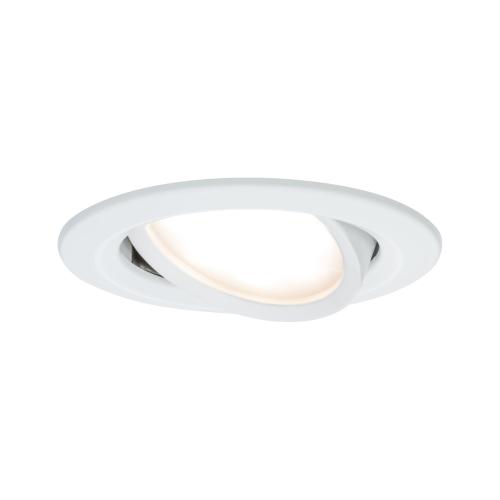 Spot LED encastrable Nova LED Coin 6.5W 230V blanc IP23 PAULMANN 93448