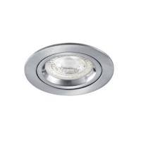 Spot RT2012 ARIC Acier nickel pour LED GU10 avec douille automatique. DLT-ISO75