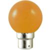 Ampoule led B22 1W rendu 10W Orange.