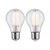 Ampoule LED PAULMANN filament x2 STD 806lm E27 2700K Clair 230V - 28641