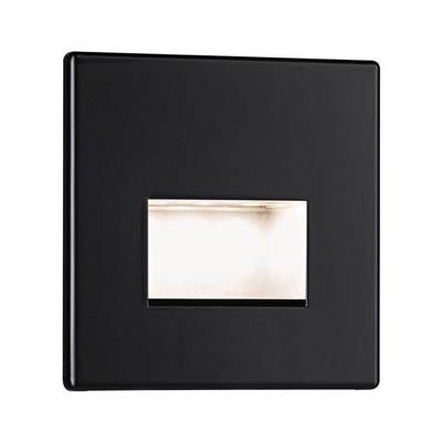 Kit encastré PAULMANN mural Special Edge carré LED 1x1,1W 230V Noir - 93094