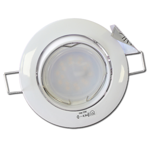 Spot Led GU10 Encastrable Orientable Blanc Led 6W rendu 50W 120° 3000K