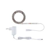 Kit ruban LED PAULMANN 1,5m Blanc chaud 230/12V DC Blanc Métal - 78953