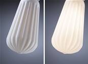 White Lampion Filament 230 V Ampoules LED E27 230V 400lm 4,3W 3000K gradable Bla