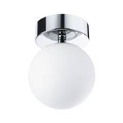 Plafonnier LED Gove IP44  3000K 400lm 230V 5W  Chrome, Satiné