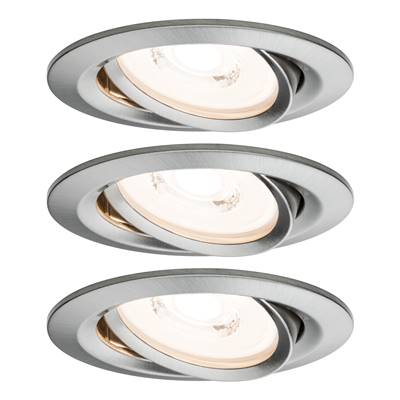 Kit encastré PAULMANN Prem dim 3X6,3W Coin Rd Orient dimmable LED 3x6,3W 230V Fe