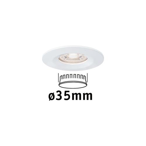 Mini Spot LED encastrable 230V IP44 4W Nova Mini Coin Paulmann 94298