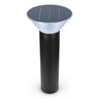 Borne lumineuse solaire extérieure puissante 420 lm 4000K 50 cm.